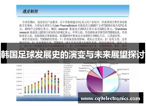韩国足球发展史的演变与未来展望探讨